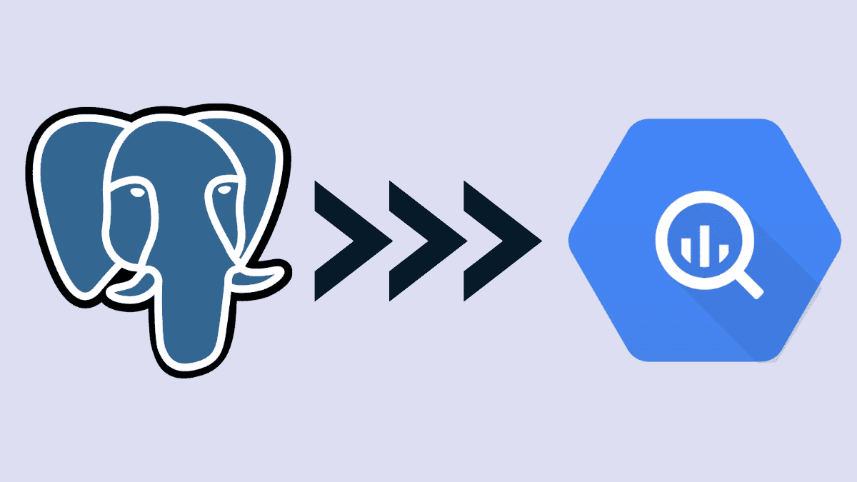 How To Move Data From PostgreSQL To BigQuery in Minutes