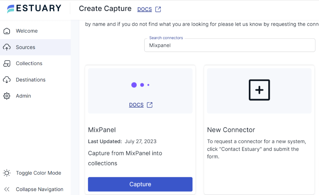 Mixpanel to BigQuery - Mixpanel Capture