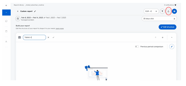 Criteo to Redshift - Custom Report